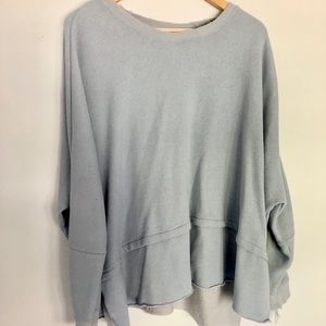 Free People Light Blue Sweater